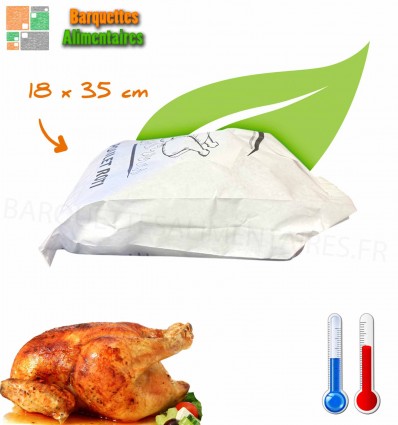 100 SACS POULET ETANCHE 35 x 18 CM