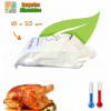 100 SACS POULET ETANCHE 35 x 18 CM