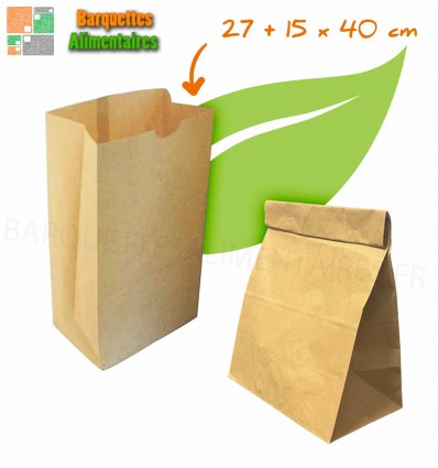 Sacs papier SOS Grand Modèle 27x15 cm h 40cm