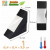BOITE SANDWICH TRIANGLE CARTON NOIR