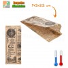 Sachets HOT DOG PAPIER INGRAISSABLE 9+3X22CM
