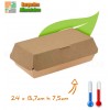 Boites TACOS/PANINI/BURGER/KEBAB 24x14 cm