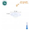 Pot dessert coupe dessert plastique deli 200ml insert couvercle