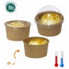 Pots dessert carton 18 cl brun