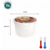 Pots carton 18 cl blanc