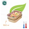 barquette carton  500 ml avec couvercle pokepack