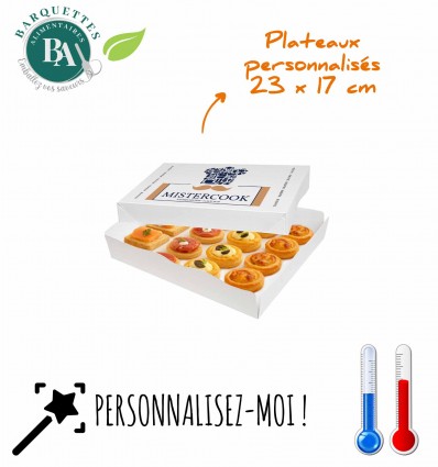 Plateaux traiteur Epura couvercles personnalisés PETIT