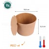 Pots Bucket Poulet 1920 ml jetable en carton