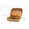 Boite burger 12x12 cm 