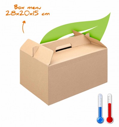 Boites menu 28x20x15 cm