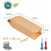 SACS GRILL CUISSON SANDWICH PAPIER KRAFT 32 CM