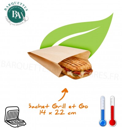 Sachets sandwich 14 x 22 cm special grill