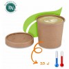Pots à soupe brun 35 cl
