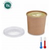Pots à soupe brun 35 cl