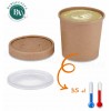 Pots à soupe brun 35 cl
