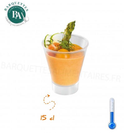 Verrine 15 cl plastique