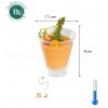 Verrine 15 cl plastique