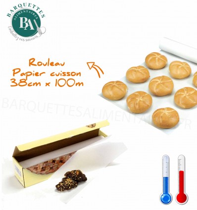 Rouleau Papier Sulfurisé 38cmx 100m