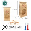 Moyen sachet PERSONNALISES 12x25 cm