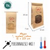 Moyen sachet PERSONNALISES 12x25 cm