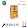 Grand sachet PERSONNALISES 16x25 cm