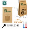 MAXI sachet PERSONNALISES 21x35 cm