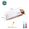 GRANDS SAC SANDWICH PAPIER 12X34CM