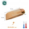 GRANDS SAC SANDWICH PAPIER 12X34CM