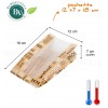 Sachets fenetre 12x18 cm ingraissables