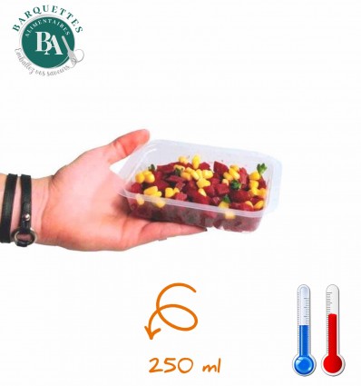 Barquette scellable 250ml alphacel cltp