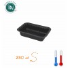 Barquette scellable noir traiteur 250ml