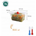 barquette scellable plastique 500 ml CLTP