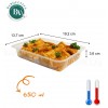 barquette plastique scellable 650 cc
