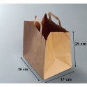 250 Sacs papier Kraft Brun 