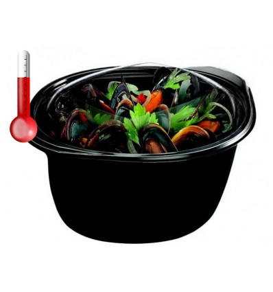 WOKIPACK 2300 ml SPECIAL MOULES ALPHAFORM recyclable micro-ondable