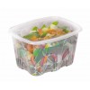 barquette plastique a couvercle mico ondable 1.5 litres