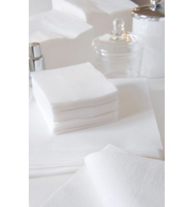 Lot De 100 Serviettes En Papier baina 30x30cm Blanc - Paris Prix