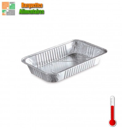 Barquette traiteur aluminium 1.1L gastronorme 1/4 livraison 24/48H