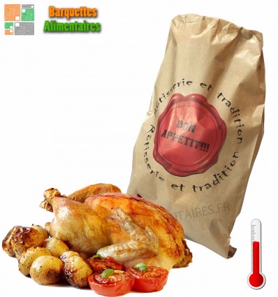 SACS POULET ETANCHE 18 x 35 CM