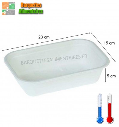 Barquettes fibres Biobox 85 cl