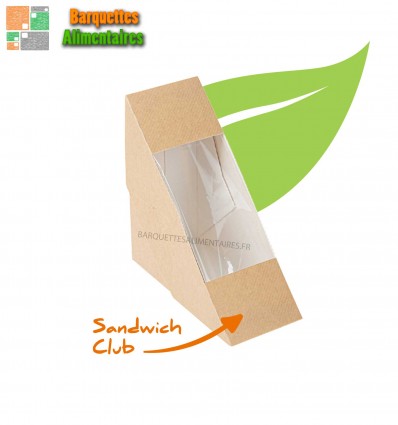 BOITE SANDWICH TRIANGLE CARTON