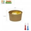 Pots dessert carton 18 cl brun