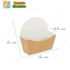 BOITE BAGEL 12 X 4.5 X 12 CM (100 U.)