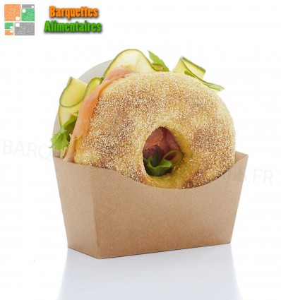 BOITE BAGEL 12 X 4.5 X 12 CM (100 U.)