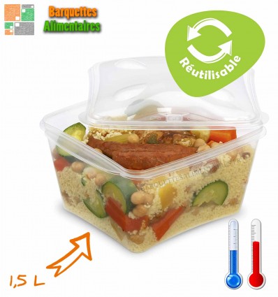 BARQUETTE PLASTIQUE PRESTIPACK 1.5 LITRES