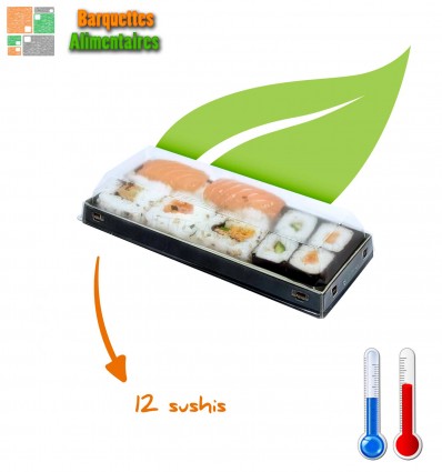 LUXIFOOD 12 sushis 17 x 6cm