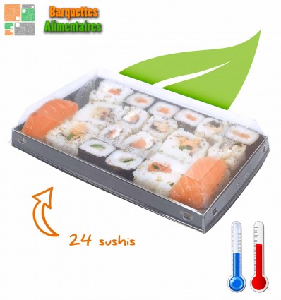 LUXIFOOD 24 sushis 19 x 11 cm