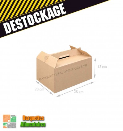 Destockage boites de transport en carton