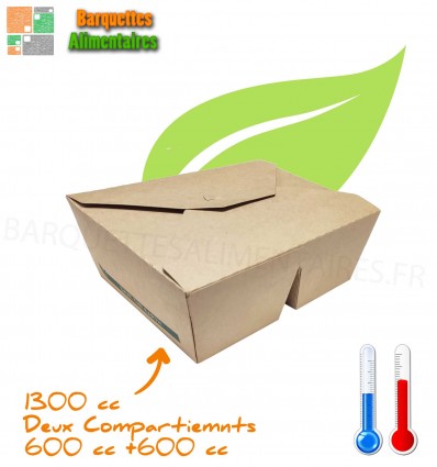 LUNCH BOX 1,3 L DEUX COMPARTIMENTS