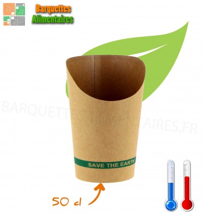 1000 POT 50 cl WRAP- FRITES - GAUFFRE